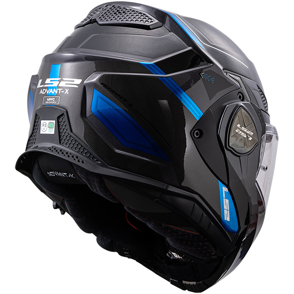 LS2 ジャパンフィットモデル ADVANT-X Fシステムヘルメット 青/黒 あすつく) LS2 HELMETS:【国内正規品】ジャパンフィットモデル