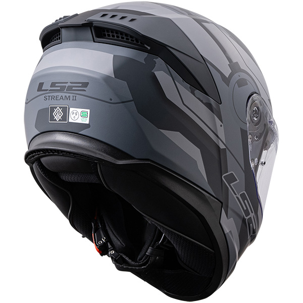 【あすつく】LS2 HELMETS 【国内正規品】ジャパンフィットモデル　STREAM2 MATT TITANIUM GREY L 168082507｜RECOROOM