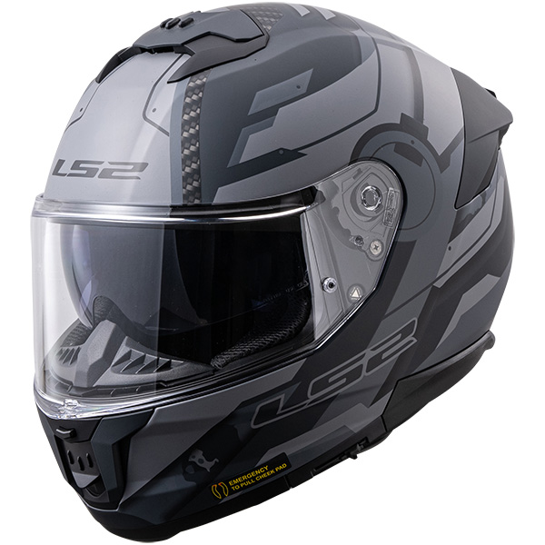 (あすつく) LS2 HELMETS:【国内正規品】ジャパンフィットモデル　STREAM2 MATT TITANIUM GREY L 16808250 |  | 04