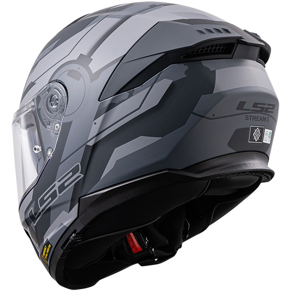 (あすつく) LS2 HELMETS:【国内正規品】ジャパンフィットモデル　STREAM2 MATT TITANIUM GREY L 16808250 |  | 06
