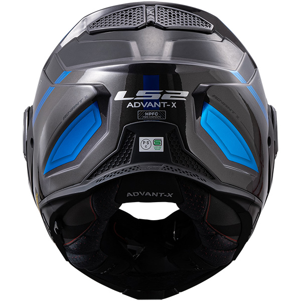 LS2 ジャパンフィットモデル ADVANT-X Fシステムヘルメット 青/黒 LS2 - JAPAN FIT MODEL - ADVANT-X F