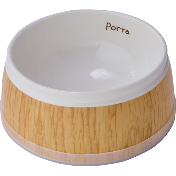 犬用食器 Porta 木目調食器 M W27659
