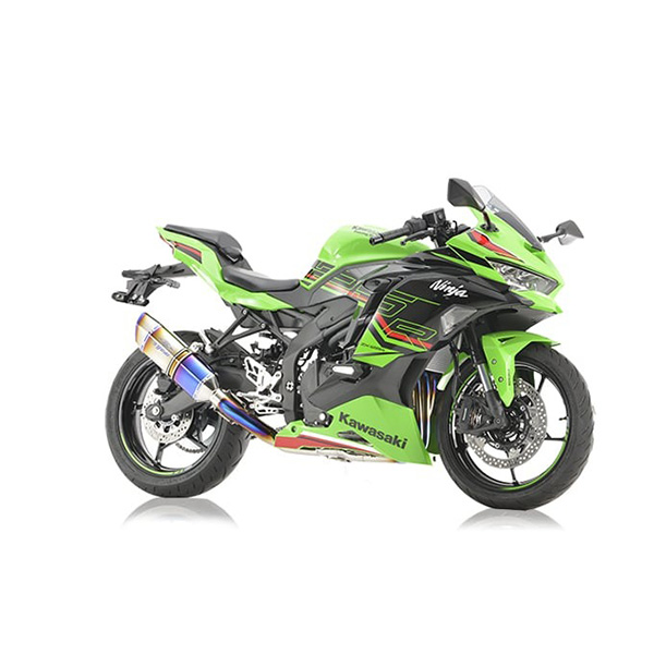 ZX25R ZX25RR チタンフルエキゾースト GP スペック チタンフルエキゾースト チタン ドラッグブルー
