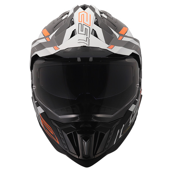 あすつく) LS2 HELMETS:EXPLORER PLUS F FRONTIER2 ホワイトブルー XL
