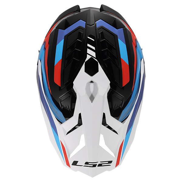 あすつく) LS2 HELMETS:EXPLORER PLUS F FRONTIER2 ホワイトブルー XL