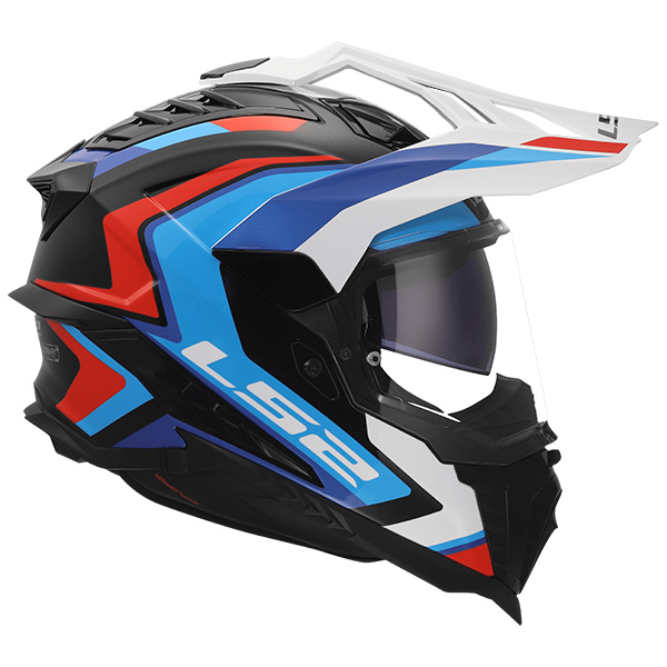 あすつく) LS2 HELMETS:EXPLORER PLUS F FRONTIER2 ホワイトブルー XL