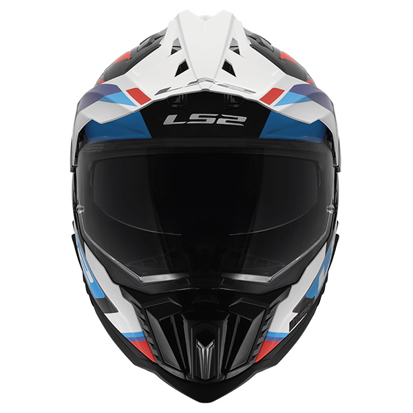 あすつく) LS2 HELMETS:EXPLORER PLUS F FRONTIER2 ホワイトブルー XL