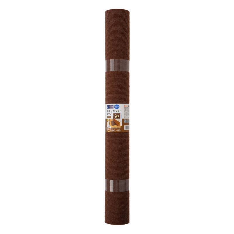 ワタナベ工業:はっ水吸着ぴたマット 90×180cm ブラウン HKPL-BR-9018 ペット住関連用品 室内用品 室内敷物