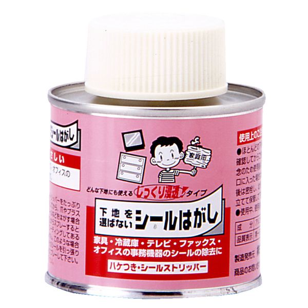 ワイエステック:シールストリッパー缶 100ml 3792390100 ワイエステック はがし剤 家具 電化製品 シール