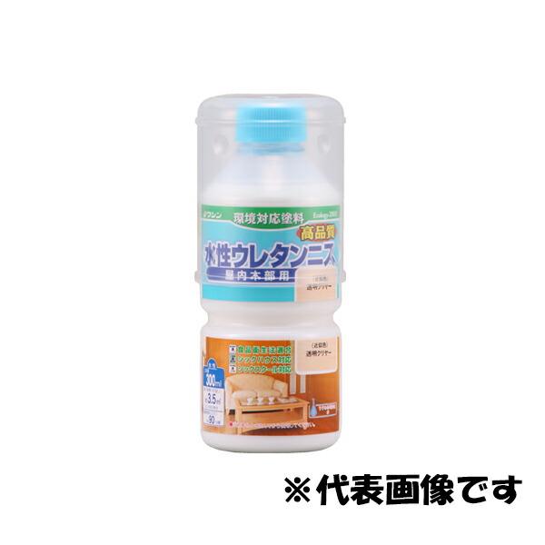 和信ペイント 水性ウレタンニス 300ML 透明クリヤー 4965405115208 | 