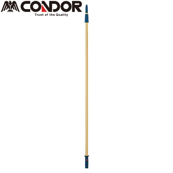 (法人限定)CONDOR(コンドル):プロテック 伸縮ポール 4m (取り付け ロング 持ち手) C75-6-400X-MB(メーカー直送品)