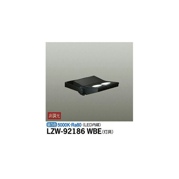 大光電機:アウトドアスポットライト LZW-92186WBE(メーカー直送品) LED屋外スポットライト