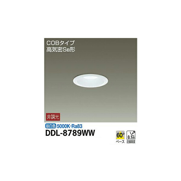 大光電機:ダウンライト DDL-8789WW(メーカー直送品)