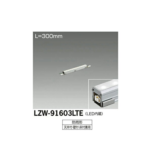 【メーカー直送】大光電機 LEDアウトドアラインライト LZW-91603LTE