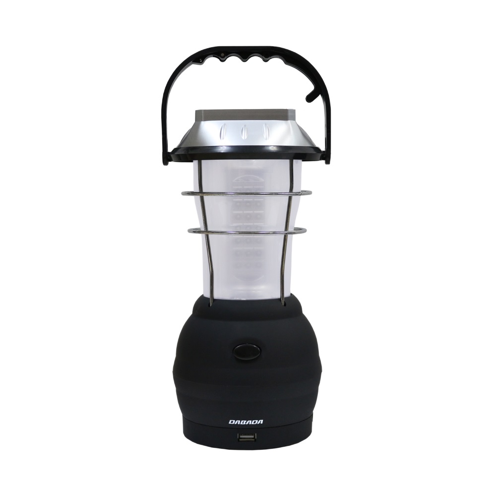 (あすつく) DABADA(ダバダ):LEDランタン ホワイト led-lantan-63 アウトドア ダイナモ 太陽光 発電 釣り BBQ | DABADA