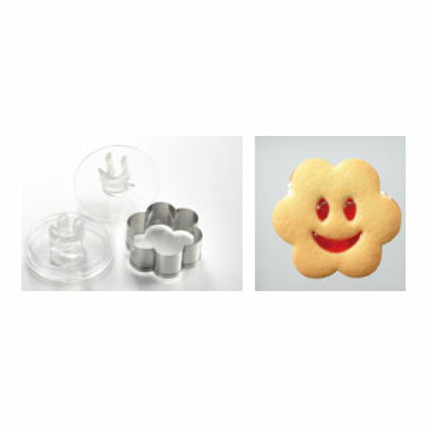タイガークラウン 18-8 クッキー抜き型 にこにこフェイス はな No.1959 3896360