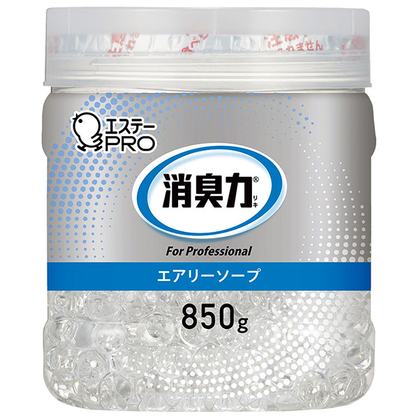 エステー 消臭力業務用ビーズタイプ 本体 850g エアリーソープ 7258612