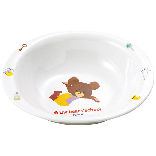 関東プラスチック工業 メラミン食器 くまのがっこう「ジャッキーのたからもの」フルーツボール M-1303TA 1263120