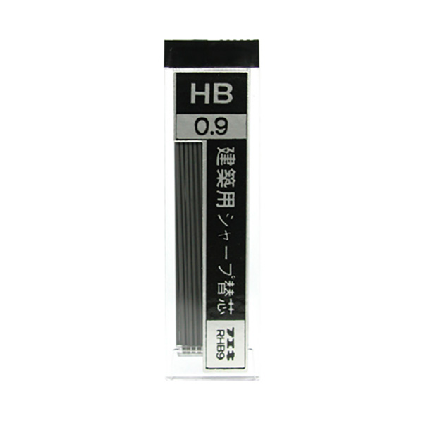 フエキ:シャープ替芯0.9mm HB RHB9-H 20ホン RHB9-H 20ホン 大工道具 墨つけ・基準出し 建築用シャープペン