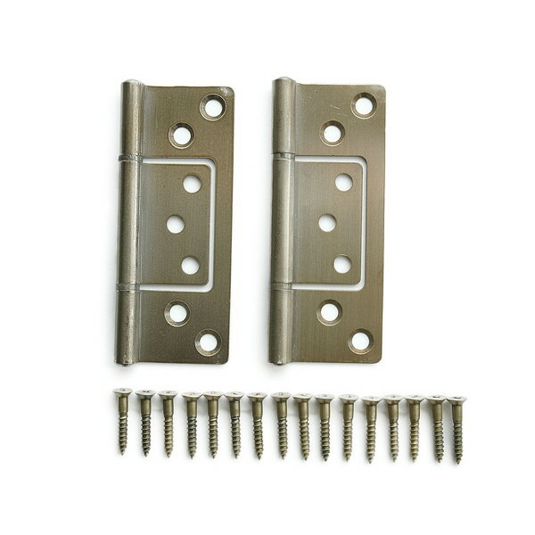 ハイロジック ステンレス正面付蝶番 89ミリ gB色 P-740 : RECOROOM