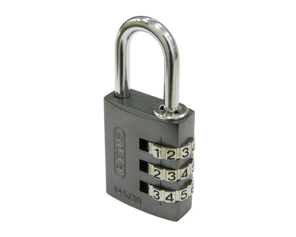 ABUS（アバス） ナンバー可変式南京錠 145-30 チタニウム 721249