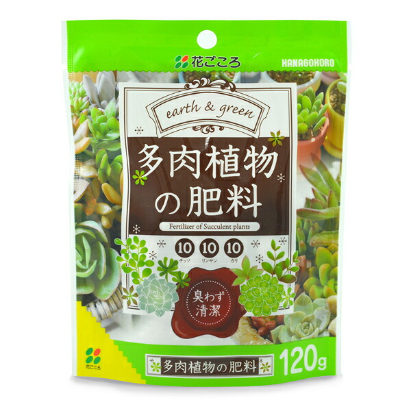 花ごころ 多肉植物の肥料 120G 4977445253000 | 
