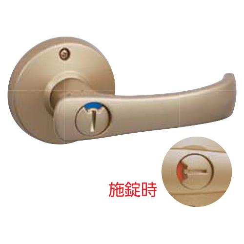 TKレバーシリーズ (取替用) 表示錠 ゴールド バックセット60mm