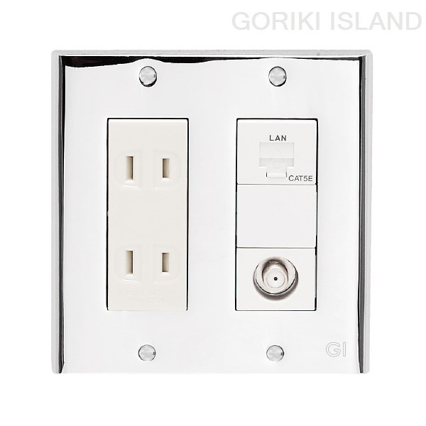 ゴーリキアイランド:スイッチプレ-ト PL 06 CR 790024 GORIKI ISLAND