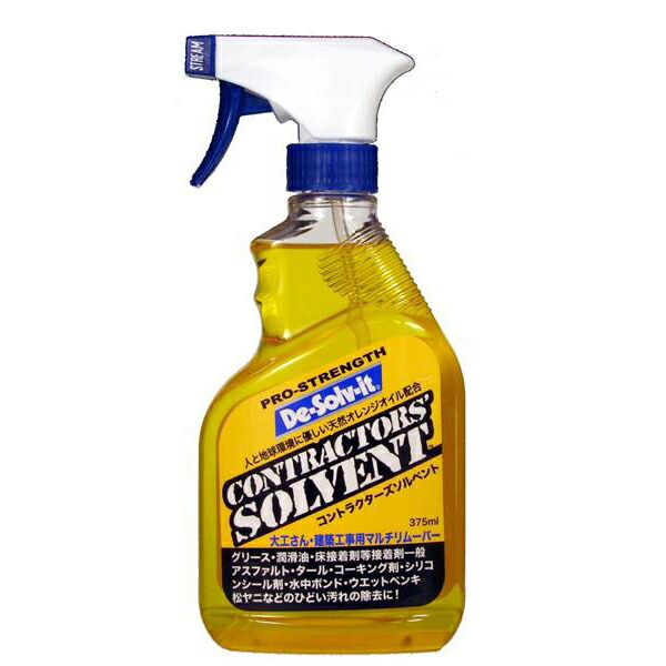 ドーイチ:コントラクターズ・ソルベント 375ml (6本) 100228(メーカー直送品) コントラクターズ・ソルベント 375 接着 はがし