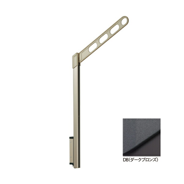腰壁用ホスクリーン ポール上下タイプ EPL-55型 DB (ダークブロンズ) 1セット (2本)