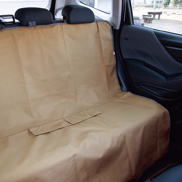 CAPTAIN STAG（キャプテンスタッグ） ビヨンドストレージ マルチリアシートカバー（カーキ） UP-1077