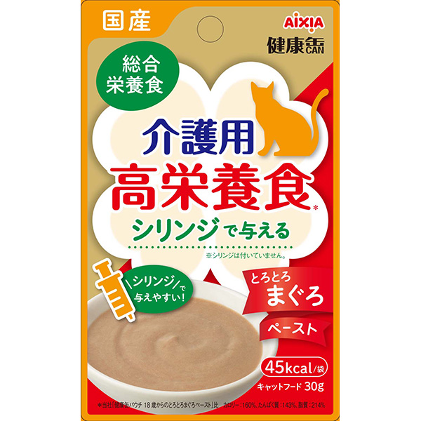 Yahoo! Yahoo!ショッピング(ヤフー ショッピング)アイシア 国産 健康缶パウチ 介護用高栄養食 シリンジで与えるとろとろまぐろペースト 30g 4571104719946