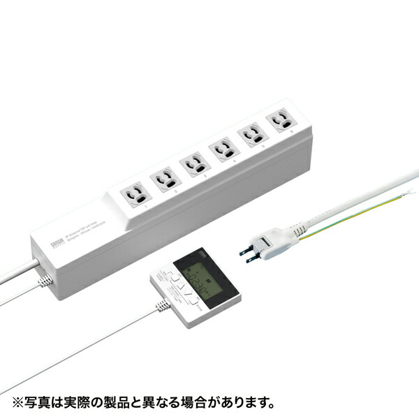 サンワサプライ タイマー付きタップ TAP-RT1