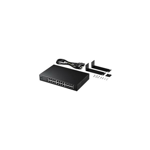 【メーカー直送】サンワサプライ Giga対応スイッチングハブ （24ポート）ループ検知機能つき LAN-GIGAH24L