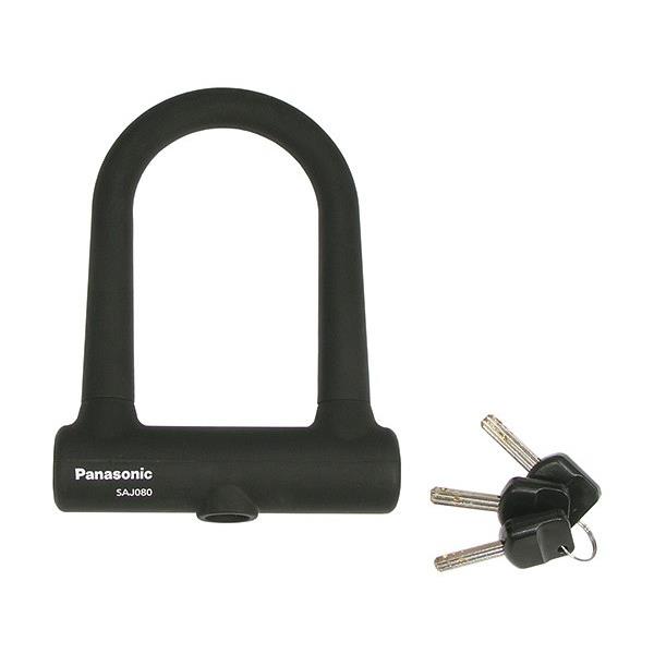 Panasonic（パナソニック） シリコンカバー採用 U型ロック ブラック SAJ080B | 