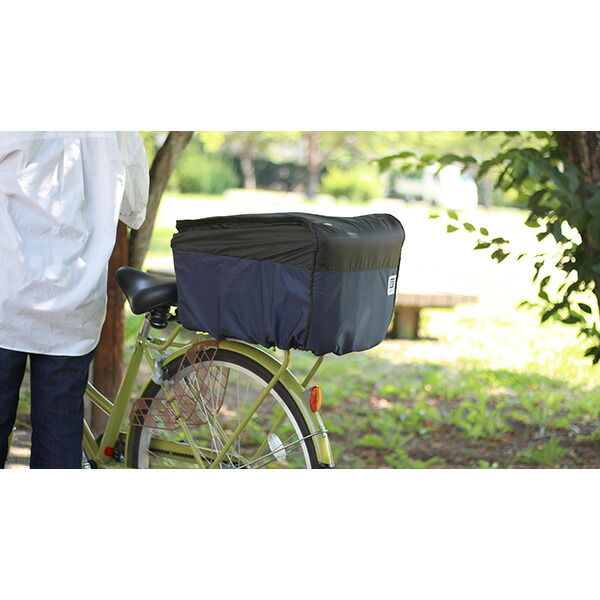 MARUTO（大久保製作所） 自転車用2段式バスケットカバーStep　後用　ネイビー D-2R-PMK | 