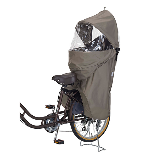 OGK（オージーケー） 自転車リヤチャイルドシート用レインカバールーフキッズC リヤ用グレージュ RCR-012