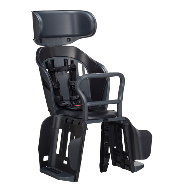 OGK(オージーケー):自転車用リヤチャイルドシート　POPOLAmore チャコール RBC-019DX2 子供 送迎 安心 安全 | 