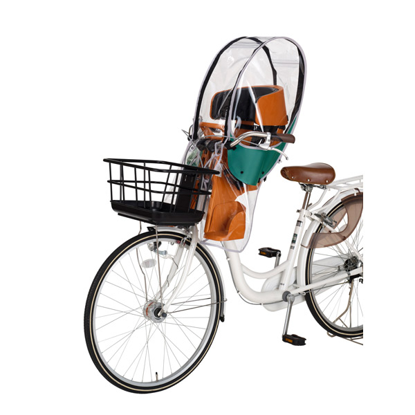 OGK(オージーケー) 自転車ヘッドレスト付フロントチャイルドシート用レインカバー ハレーロミニグリーン RCF-009