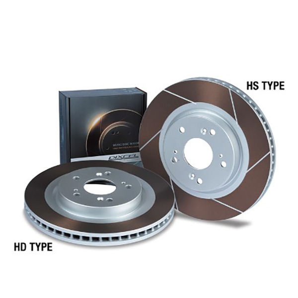 DIXCEL(ディクセル):ヒーティッド・スリットディスクローターHS HS-2154984S HS2154984S 高性能 熱安定性 歪にくい