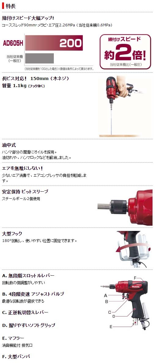 日本最大級の品揃え プロツールショップとぎや店マキタ 高圧エア