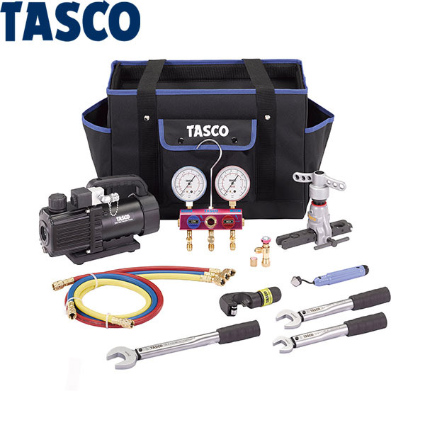 (あすつく) イチネンTASCO (タスコ):エアコン工具セット TA23AB TASCO タスコ 空調工具 工具セット TA23AB | イチネンTASCO