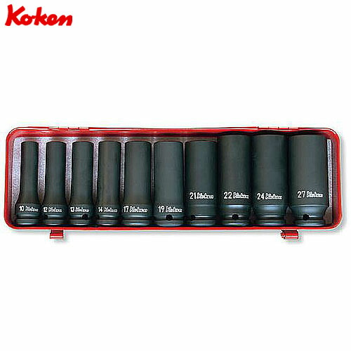 ko-ken(コーケン):1/2sqインパクトディープソケットセット 10ヶ組 14207M 6角ソケットセット 1 2゛(12.7mm)