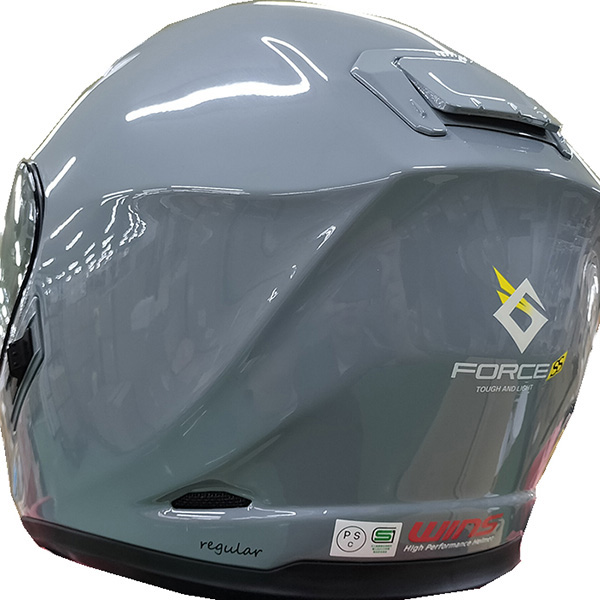 WINS G-force ssフルフェイスヘルメット アッシュグレー ＸＬ あすつく) WINS(ウインズ):G-FORCE SS FULLFACE アッシュグレー XL