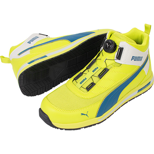 ＼ポイント11倍！9/20まで／PUMA(プーマ):スイッチバック イエロー ディスク ミッド 26.5ｃｍ SWITCHBACK 63.214.0 ジャパンアーバン JAPAN