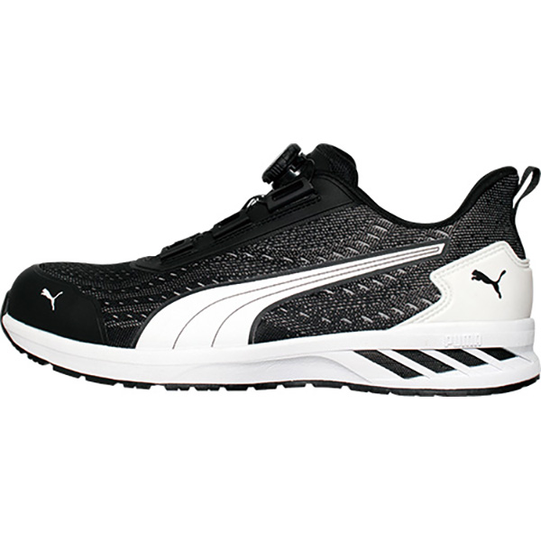 プーマ安全靴#64.409 26.5cmグライドブラックディスクロー PUMA（プーマ） :グライド ブラック ディスク ロー 26.0cm GLIDE DISC