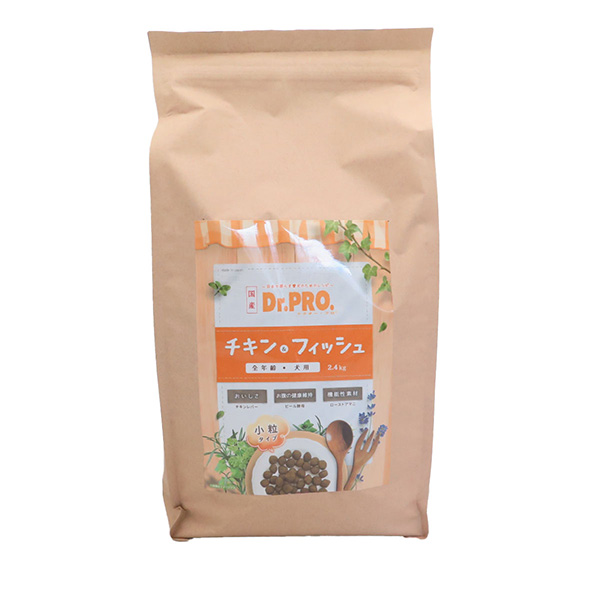 Dr.PRO.チキン＆フィッシュオールステージ 2.4kg 犬用フード 専門店