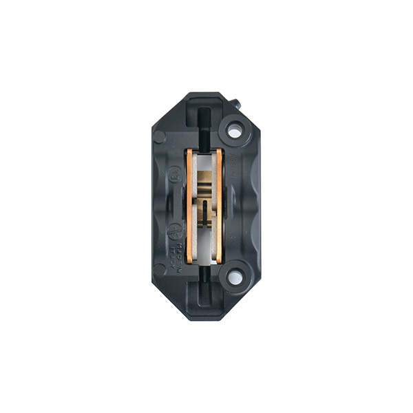 M-4 ラジアル モノブロック 4P キャリパー ブラックアルマイト レッドロゴ 左右セット φ34 取付ピッチ:108mm 220.A397.50の画像