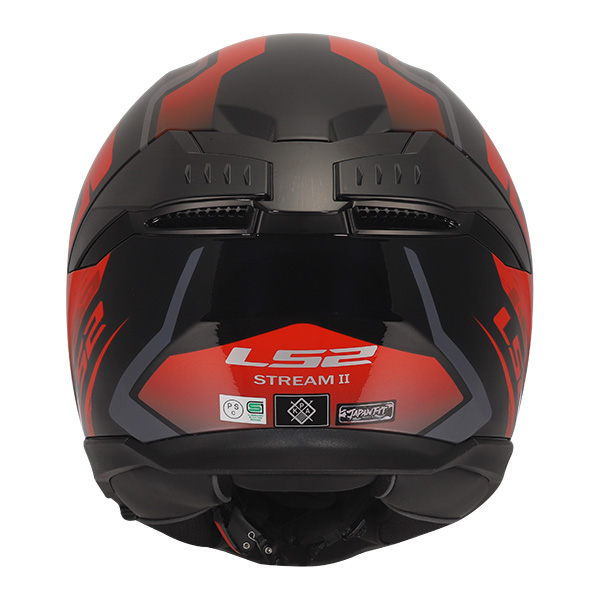 あすつく) LS2 HELMETS:ジャパンフィットモデル STREAM2 BLACK RED XL