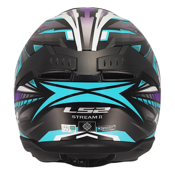 LS2 HELMETS:ジャパンフィットモデル STREAM2 BLUE PURPLE L